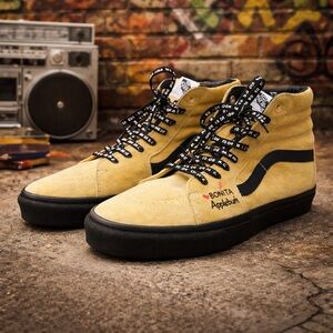 Vans Sk8-Hi A Tribe Called Quest “Bonita Applebum” Yellow Suede Size 12